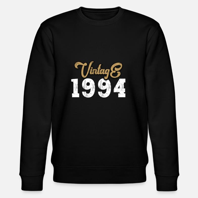 Millésime 1994 - Sweat bio CHANGER Stanley/Stella Unisexe - noir
