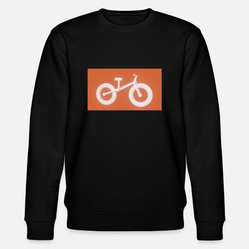 Fahrrad - Stanley/Stella Unisex Bio-Sweatshirt CHANGER  - Schwarz