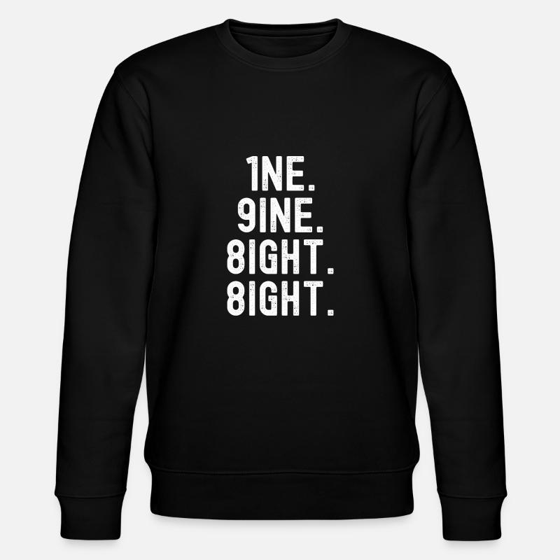 Millésime 1988 - Sweat bio CHANGER Stanley/Stella Unisexe - noir