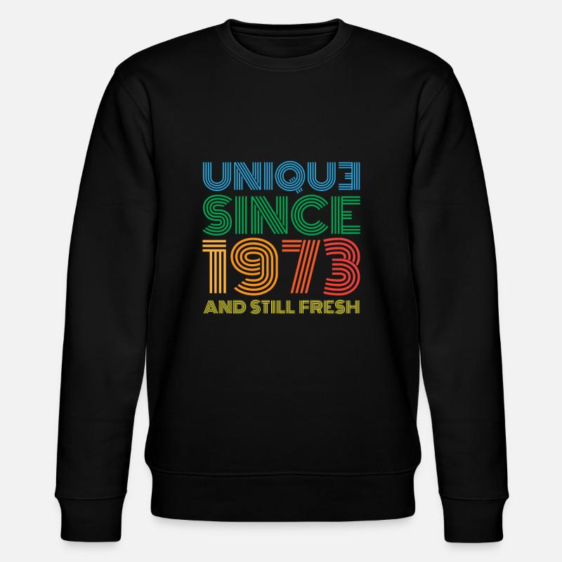 Millésime 1973 - Sweat bio CHANGER Stanley/Stella Unisexe - noir