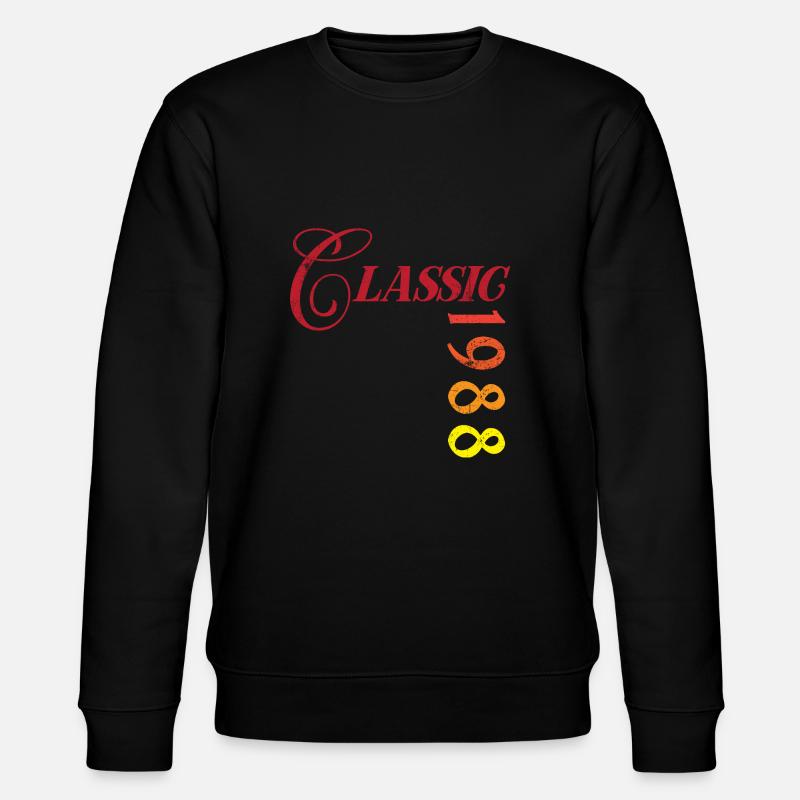 Millésime 1988 - Sweat bio CHANGER Stanley/Stella Unisexe - noir