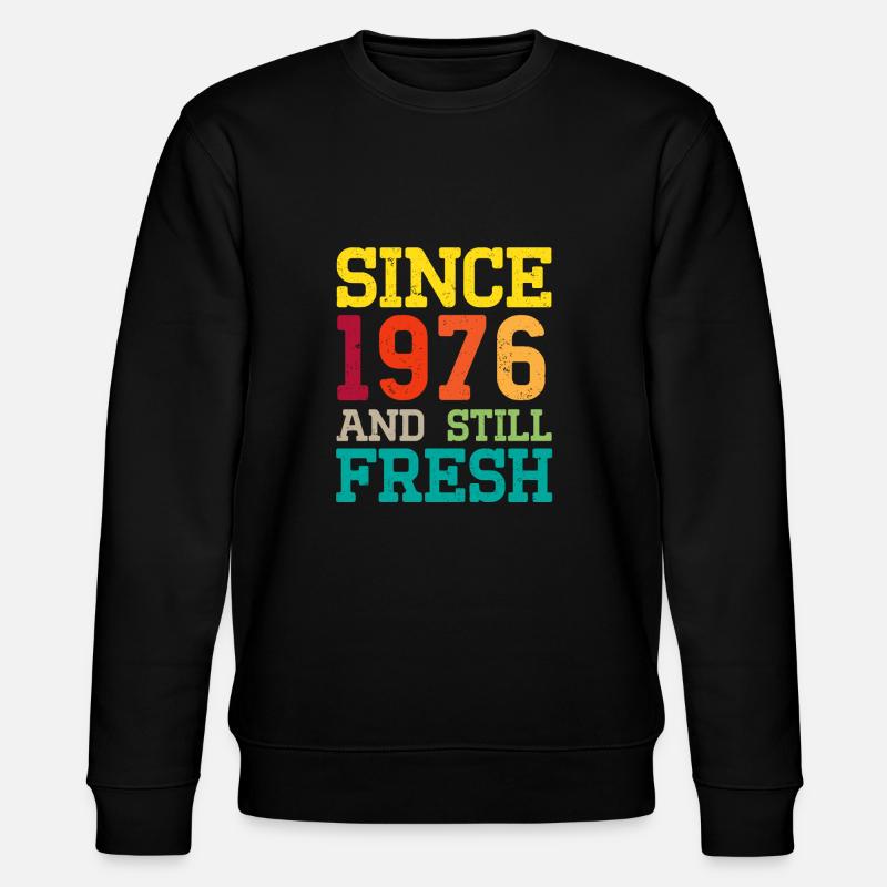 Millésime 1976 - Sweat bio CHANGER Stanley/Stella Unisexe - noir