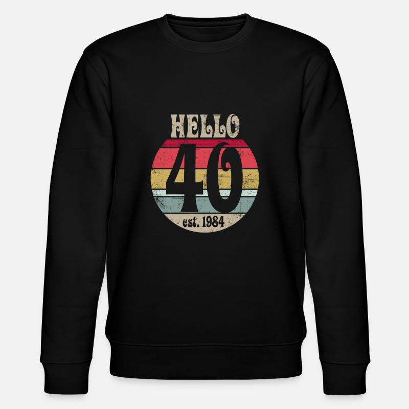 1984 40e anniversaire - Sweat bio CHANGER Stanley/Stella Unisexe - noir