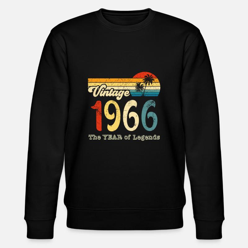Millésime 1966 - Sweat bio CHANGER Stanley/Stella Unisexe - noir