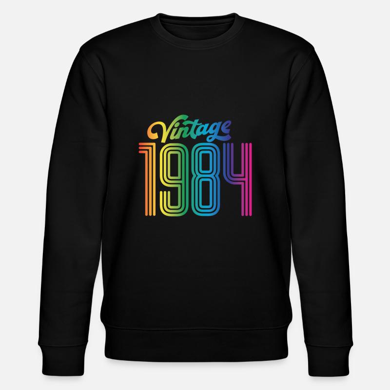 Millésime 1984 - Sweat bio CHANGER Stanley/Stella Unisexe - noir