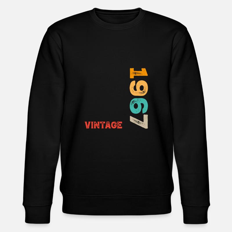 Millésime 1967 - Sweat bio CHANGER Stanley/Stella Unisexe - noir