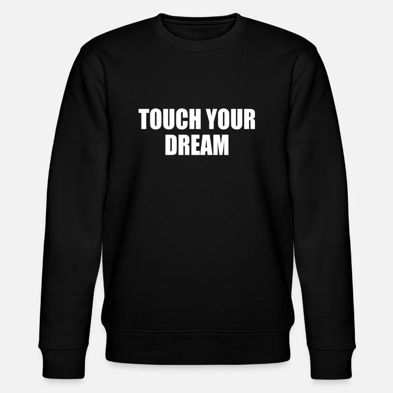 touch your dream - Stanley/Stella Unisex Bio-Sweatshirt CHANGER  - Schwarz