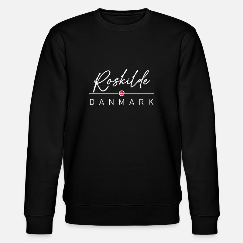 Dänemark - Roskilde - Danmark - Denmark - Stanley/Stella Unisex Bio-Sweatshirt CHANGER  - Schwarz