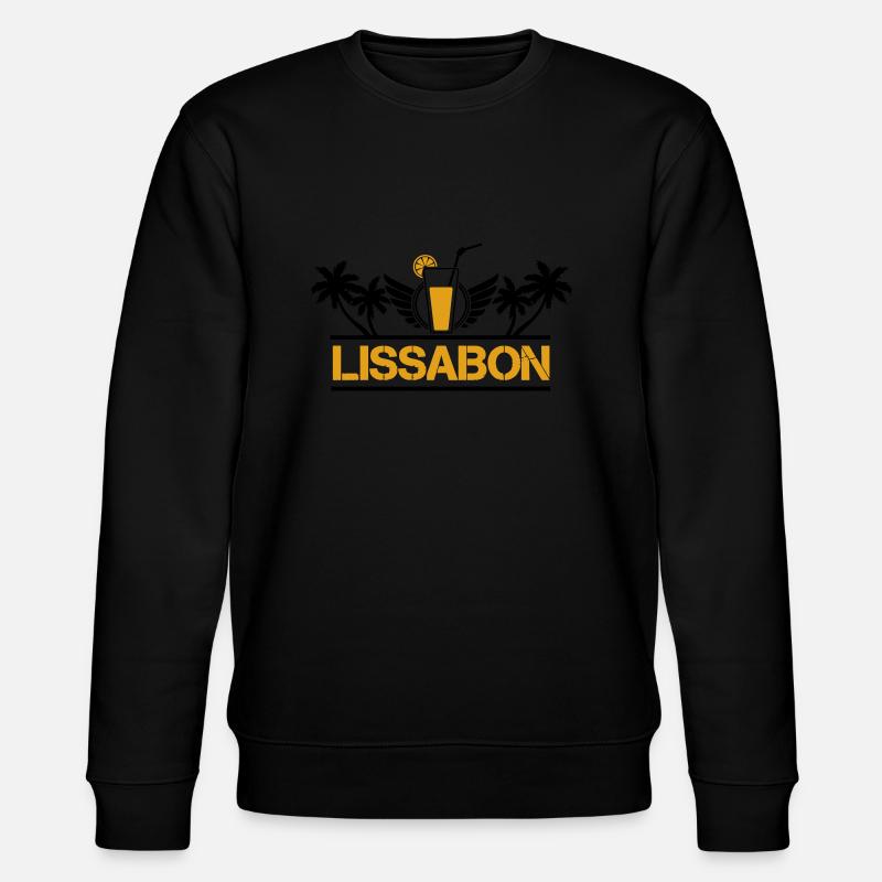Lissabon - Stanley/Stella Unisex Bio-Sweatshirt CHANGER  - Schwarz