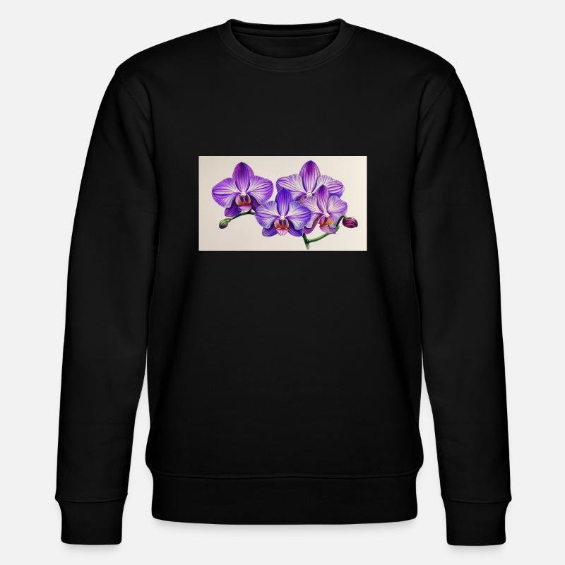 Lilac Orkedea - Stanley/Stella CHANGER Unisex Organic Sweatshirt - black