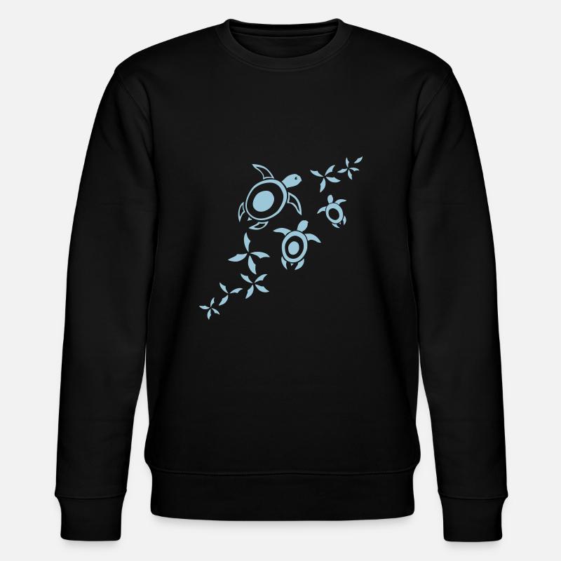 Tortue - Sweat bio CHANGER Stanley/Stella Unisexe - noir