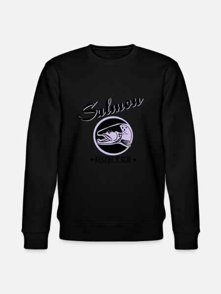 salmon hunter - Stanley/Stella Unisex Bio-Sweatshirt CHANGER - Schwarz