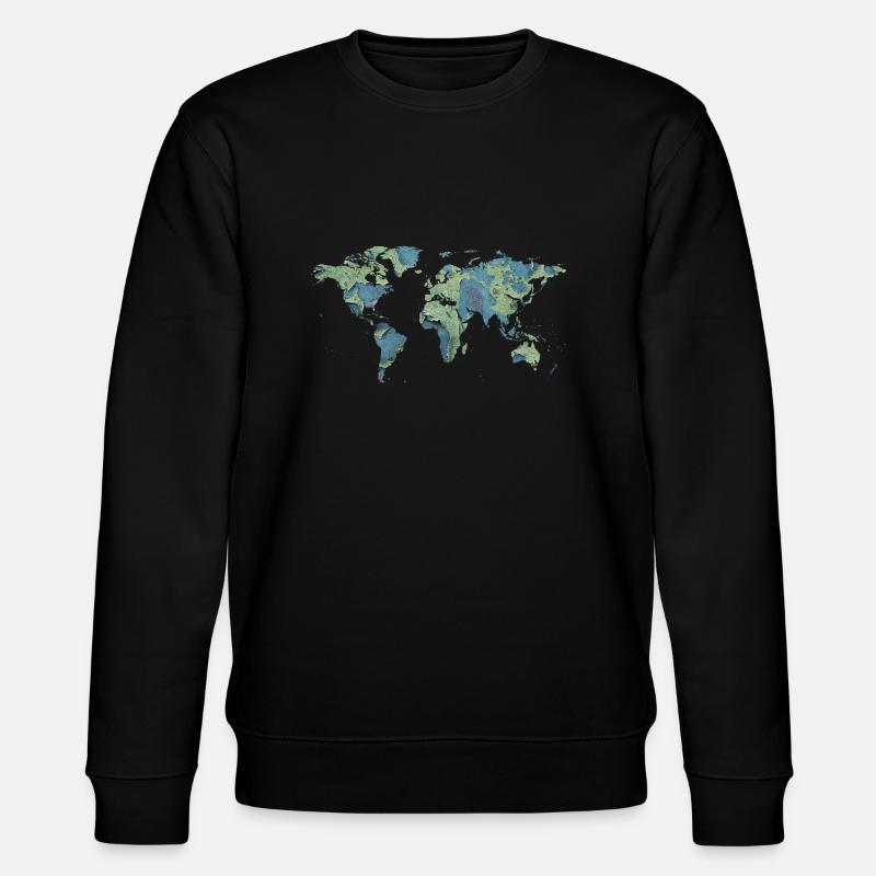 Erde - Stanley/Stella Unisex Bio-Sweatshirt CHANGER  - Schwarz