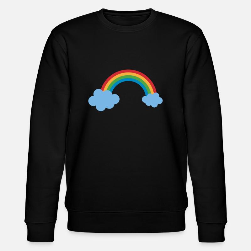 Regenbogen - Stanley/Stella Unisex Bio-Sweatshirt CHANGER  - Schwarz