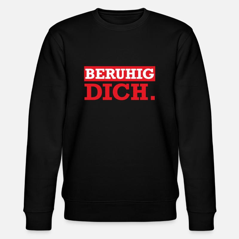 Berugig dich - Stanley/Stella Unisex Bio-Sweatshirt CHANGER  - Schwarz