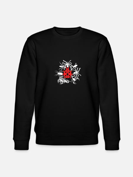 ladybug - Stanley/Stella CHANGER Unisex Organic Sweatshirt - black
