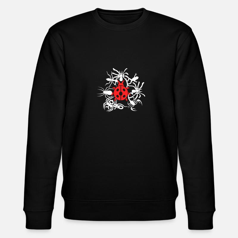 ladybug - Stanley/Stella CHANGER Unisex Organic Sweatshirt - black