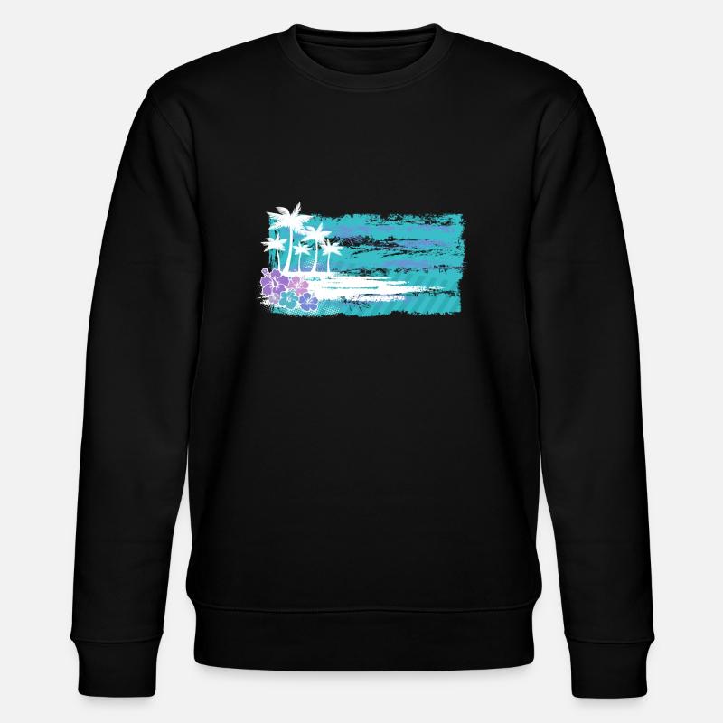 Grunge Paradise 02 - Stanley/Stella Unisex Bio-Sweatshirt CHANGER  - Schwarz