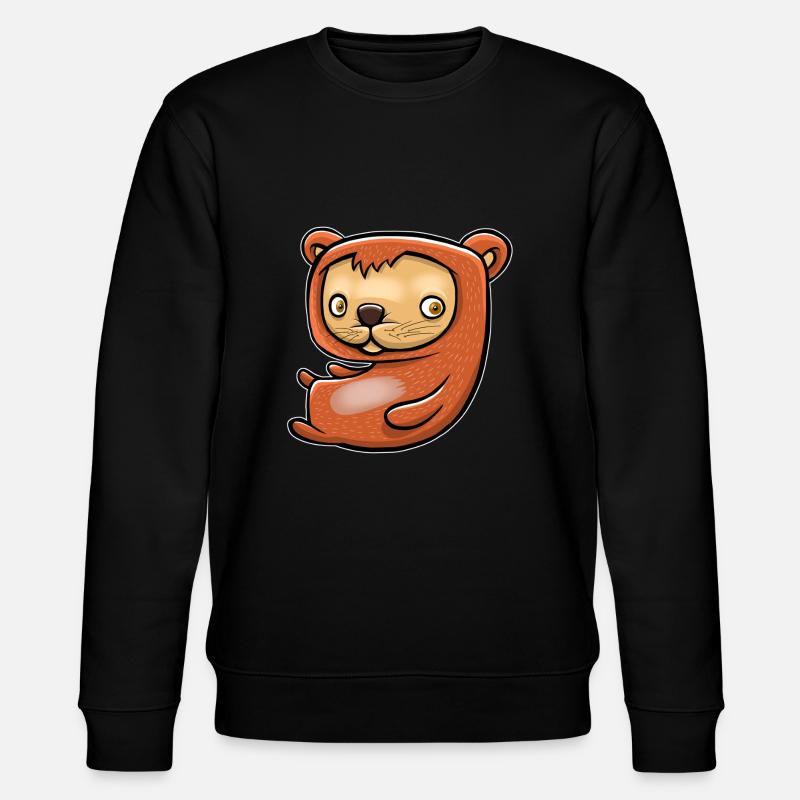 Happy Rodent - Stanley/Stella Unisex Bio-Sweatshirt CHANGER  - Schwarz