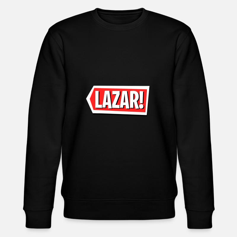 Lazar Logo - Stanley/Stella Unisex Bio-Sweatshirt CHANGER  - Schwarz