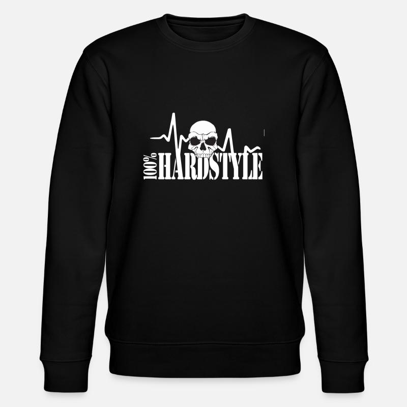 100% Hardstyle - Stanley/Stella Unisex Bio-Sweatshirt CHANGER  - Schwarz