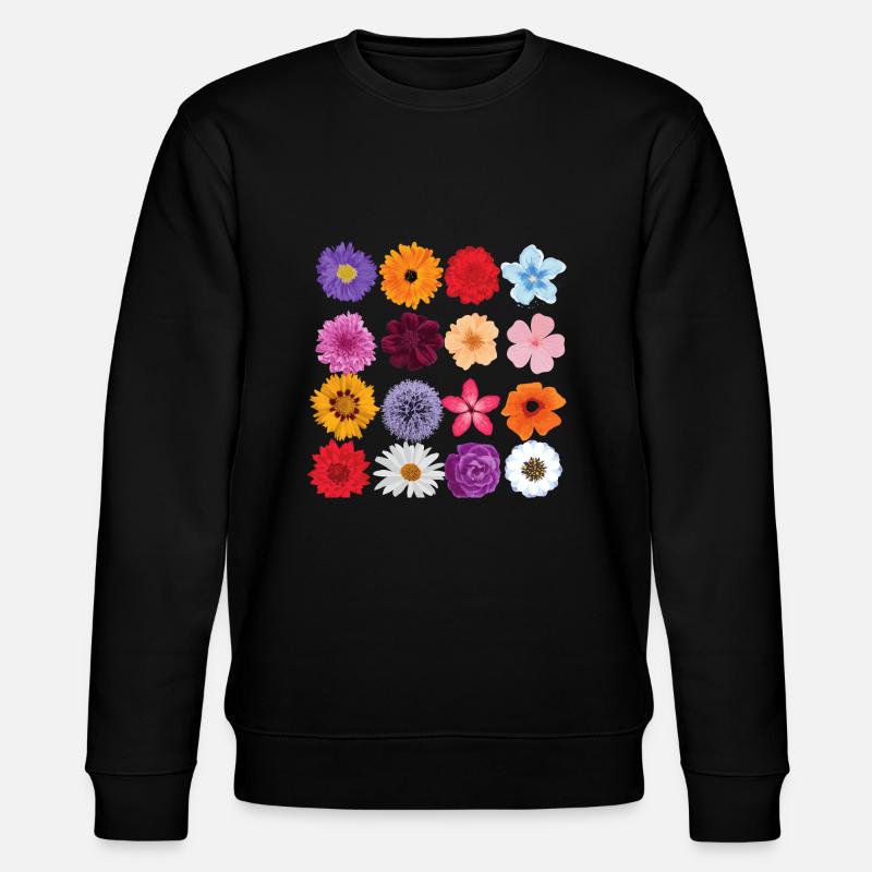 Leicht von Pflanzen abgelenkt - Stanley/Stella Unisex Bio-Sweatshirt CHANGER  - Schwarz