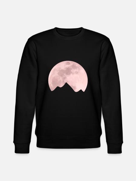 Moon mountain - Stanley/Stella CHANGER Unisex Organic Sweatshirt - black