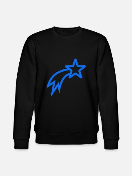 Falling Star Stern - Stanley/Stella CHANGER Unisex Organic Sweatshirt - black