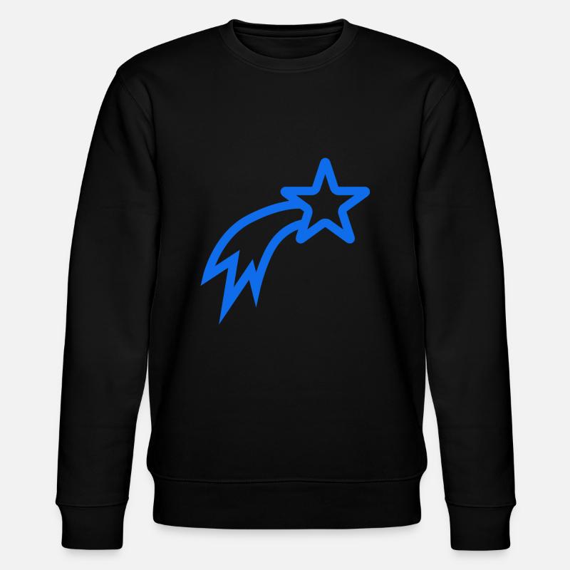 Falling Star Stern - Stanley/Stella CHANGER Unisex Organic Sweatshirt - black