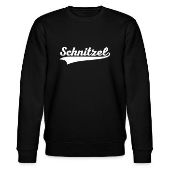 Schnitzel Swoosh - Stanley/Stella Unisex Bio-Sweatshirt CHANGER  - Schwarz - Vorne - Nik (191cm) & Marisol (170cm)