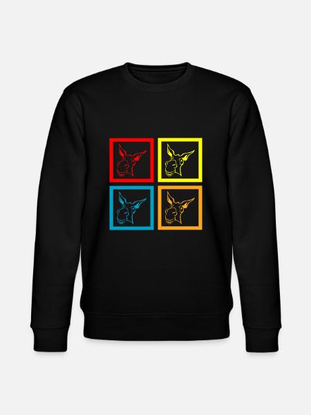 Donkey Esel - Stanley/Stella CHANGER Unisex Organic Sweatshirt - black
