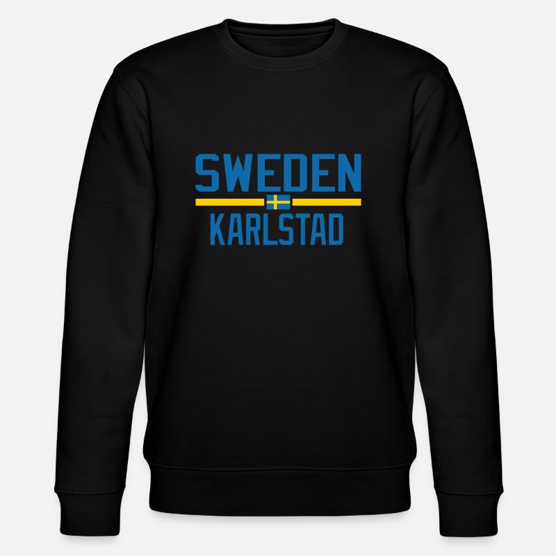 Schweden Karlstad - Stanley/Stella Unisex Bio-Sweatshirt CHANGER  - Schwarz