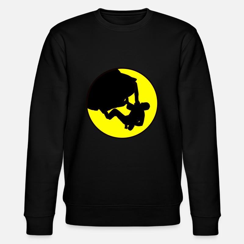 Climber - Boulder - Stanley/Stella Unisex Bio-Sweatshirt CHANGER  - Schwarz