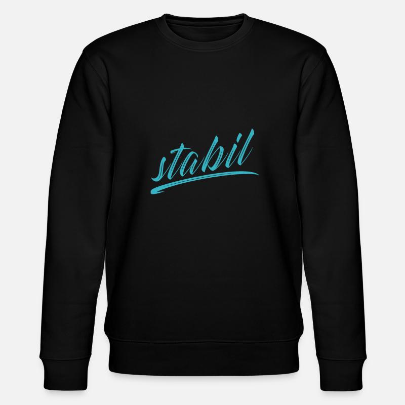 stabil - Stanley/Stella Unisex Bio-Sweatshirt CHANGER  - Schwarz