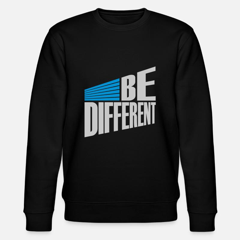 Be different Logo Design - Stanley/Stella Unisex Bio-Sweatshirt CHANGER  - Schwarz