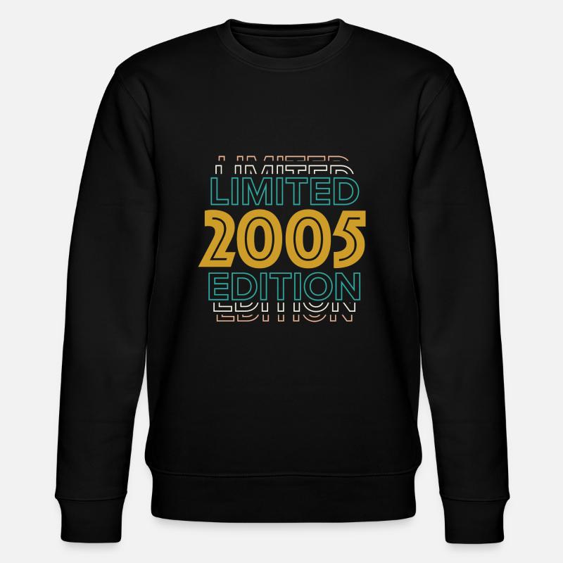 Retro Vintage Édition Limitée 2005 - Sweat bio CHANGER Stanley/Stella Unisexe - noir