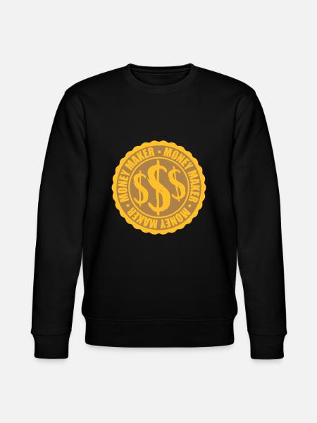 Money Stamp Money Maker - Stanley/Stella CHANGER Unisex Organic Sweatshirt - black
