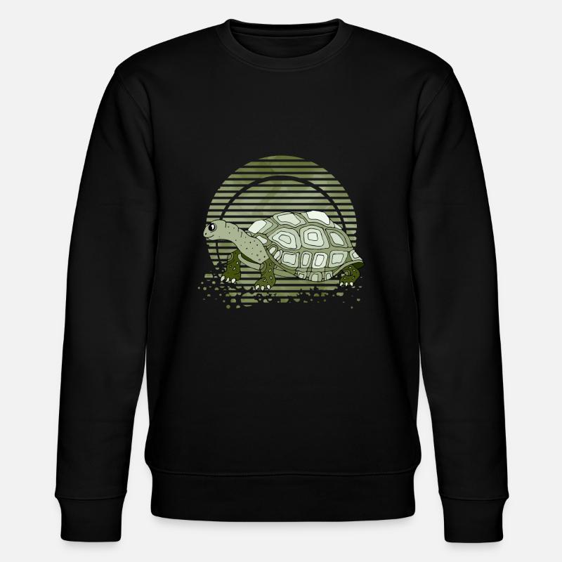 Schildkröte - Stanley/Stella Unisex Bio-Sweatshirt CHANGER  - Schwarz