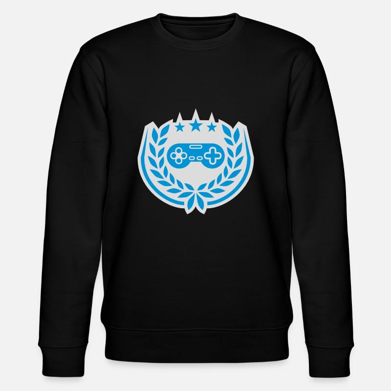 Contrôleur Retro Stars Laurel Wreath - Sweat bio CHANGER Stanley/Stella Unisexe - noir