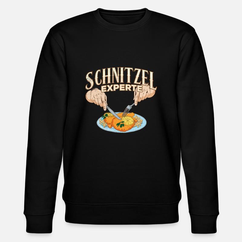 Schnitzel Experte - Stanley/Stella Unisex Bio-Sweatshirt CHANGER  - Schwarz