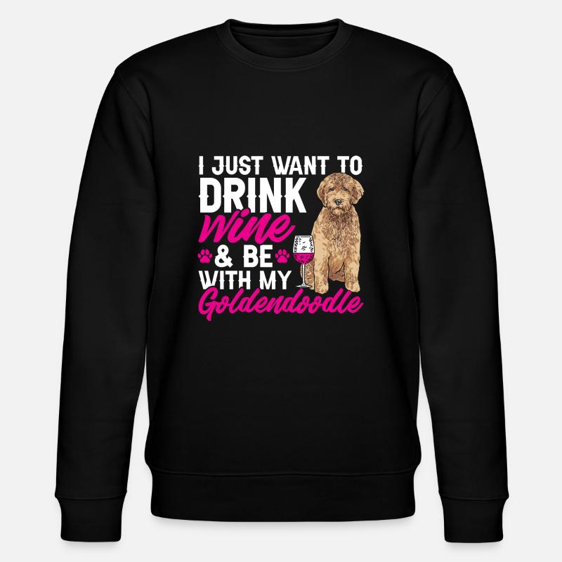 Goldendoodle Doodle Chien - Sweat bio CHANGER Stanley/Stella Unisexe - noir