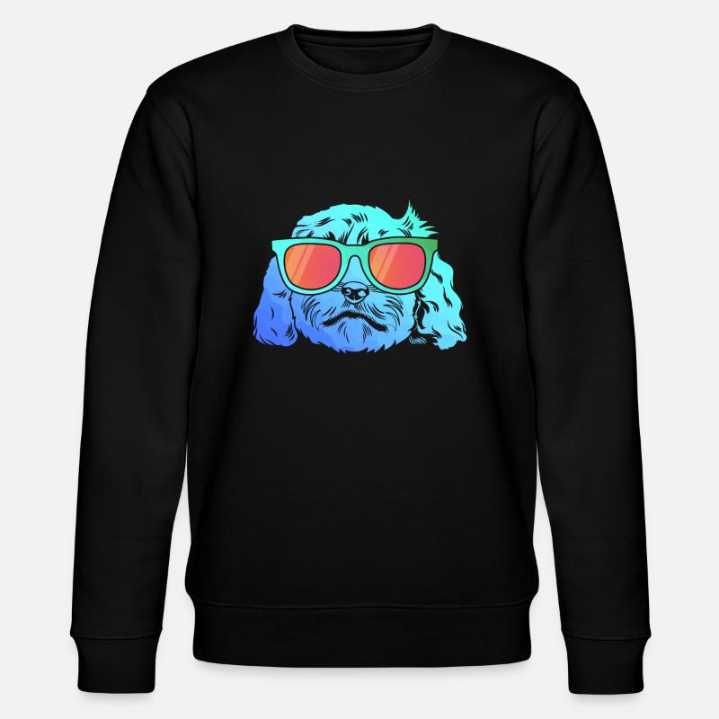Cockapoo Chien - Sweat bio CHANGER Stanley/Stella Unisexe - noir