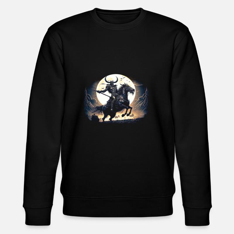Höllenreiter - Stanley/Stella Unisex Bio-Sweatshirt CHANGER  - Schwarz