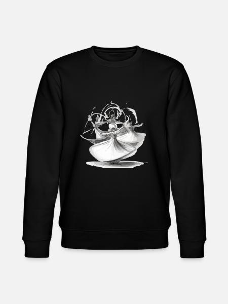 Wirbelnde Derwische - Stanley/Stella Unisex Bio-Sweatshirt CHANGER - Schwarz