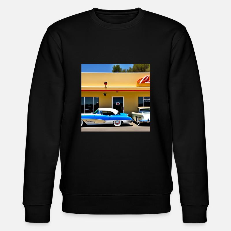 C23 - Stanley/Stella Unisex Bio-Sweatshirt CHANGER  - Schwarz