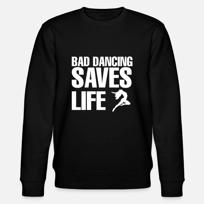 Dancing Dance Music - Stanley/Stella CHANGER Unisex Organic Sweatshirt - black