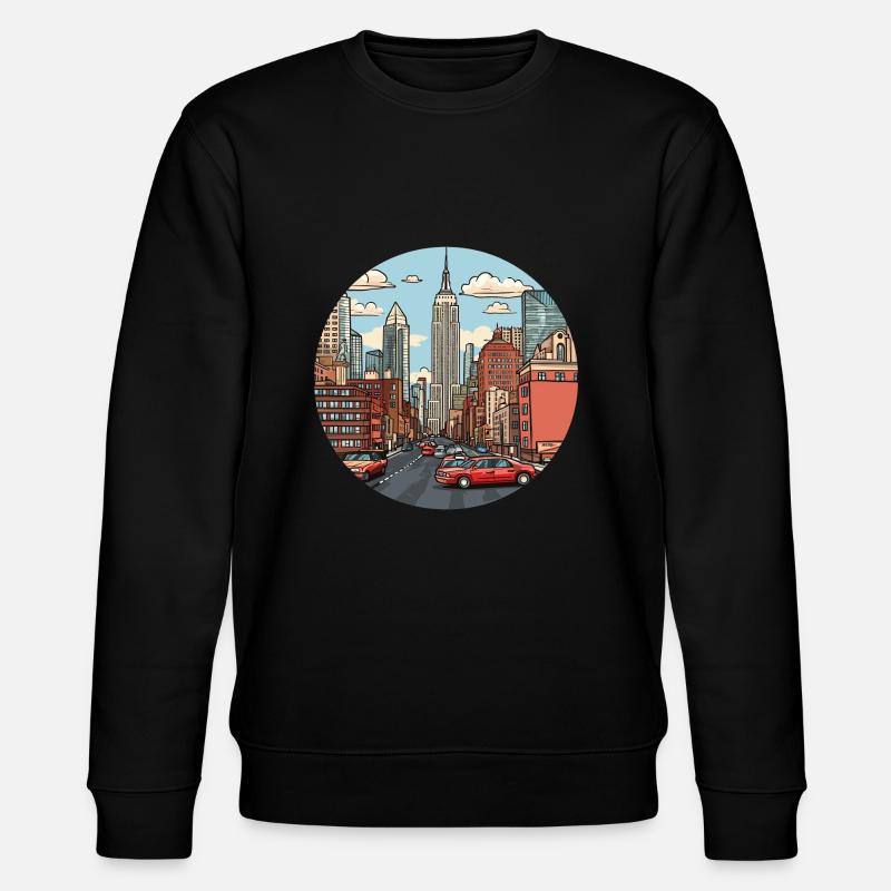 NY - Stanley/Stella Unisex Bio-Sweatshirt CHANGER  - Schwarz