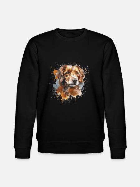 Hundeshirt - Stanley/Stella Unisex Bio-Sweatshirt CHANGER - Schwarz