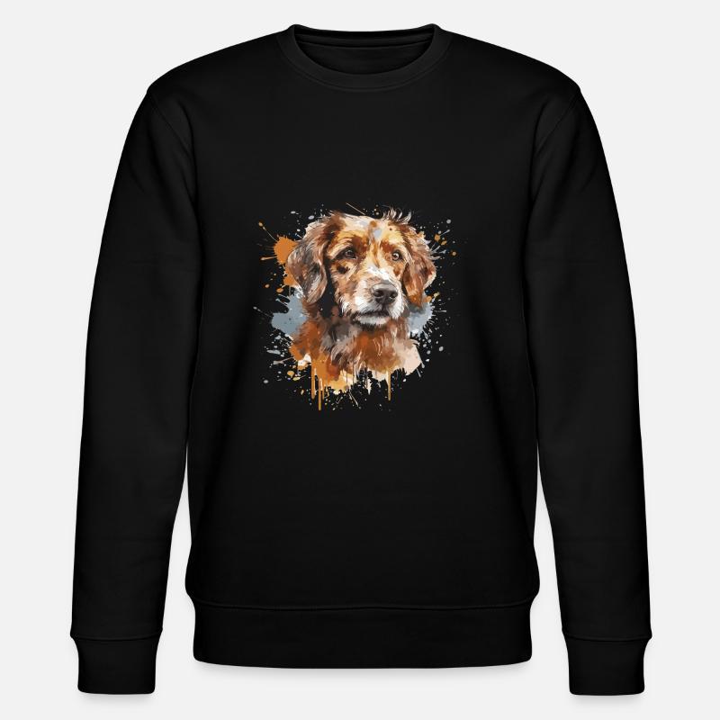 Hundeshirt - Stanley/Stella Unisex Bio-Sweatshirt CHANGER  - Schwarz
