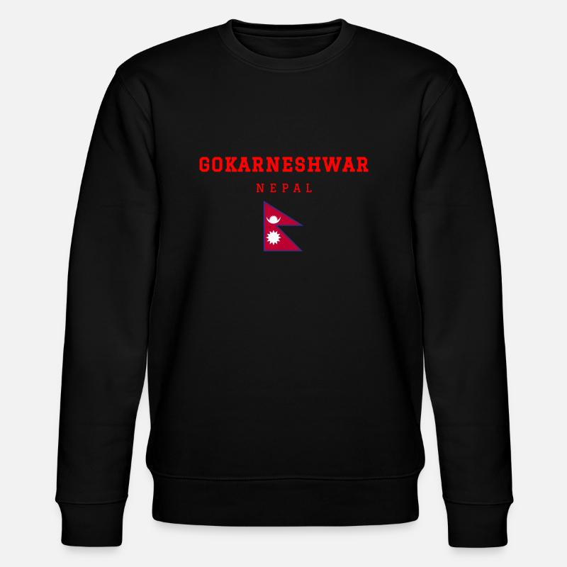 Gokarneshwar Nepal - Stanley/Stella Unisex Bio-Sweatshirt CHANGER  - Schwarz